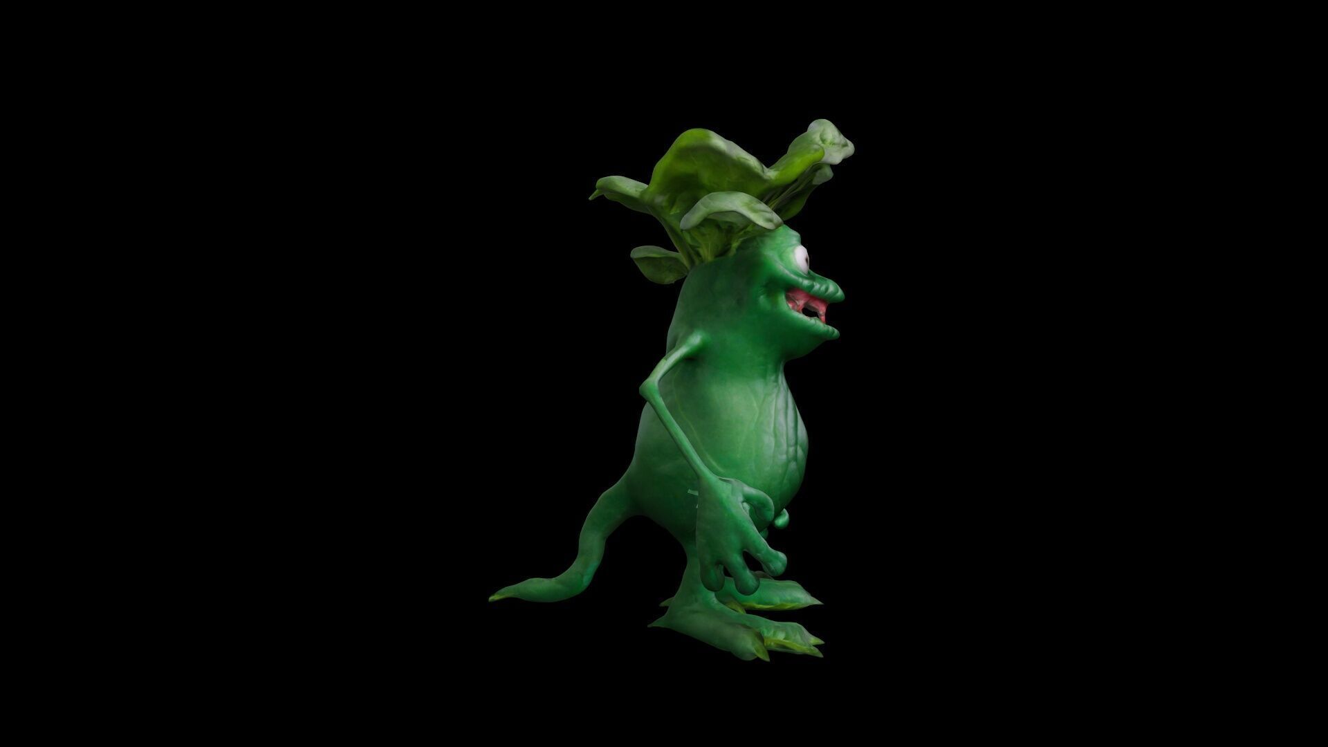 3d Model Funny Spinach Monster Collection  3D model_3