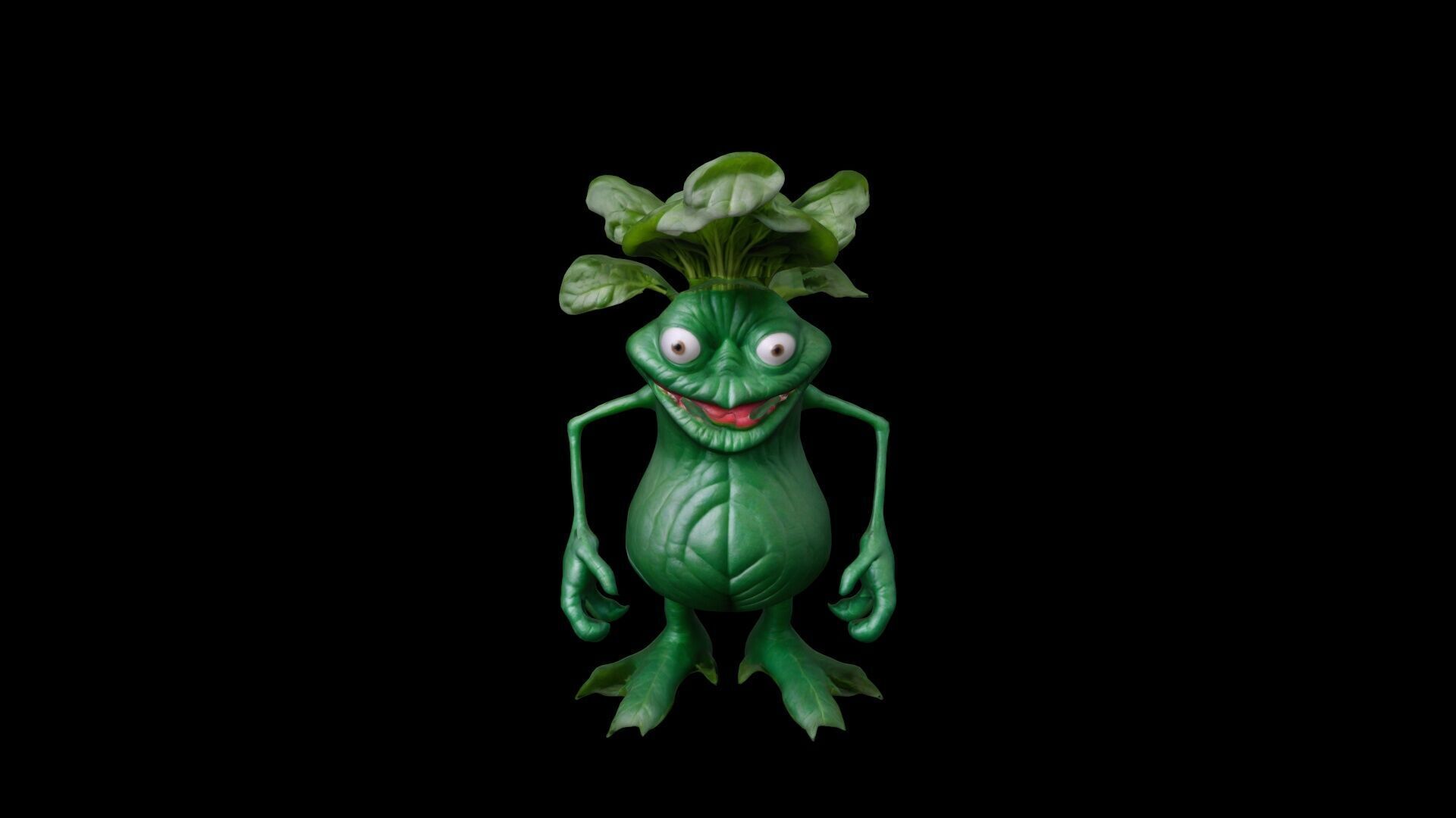 3d Model Funny Spinach Monster Collection  3D model_2