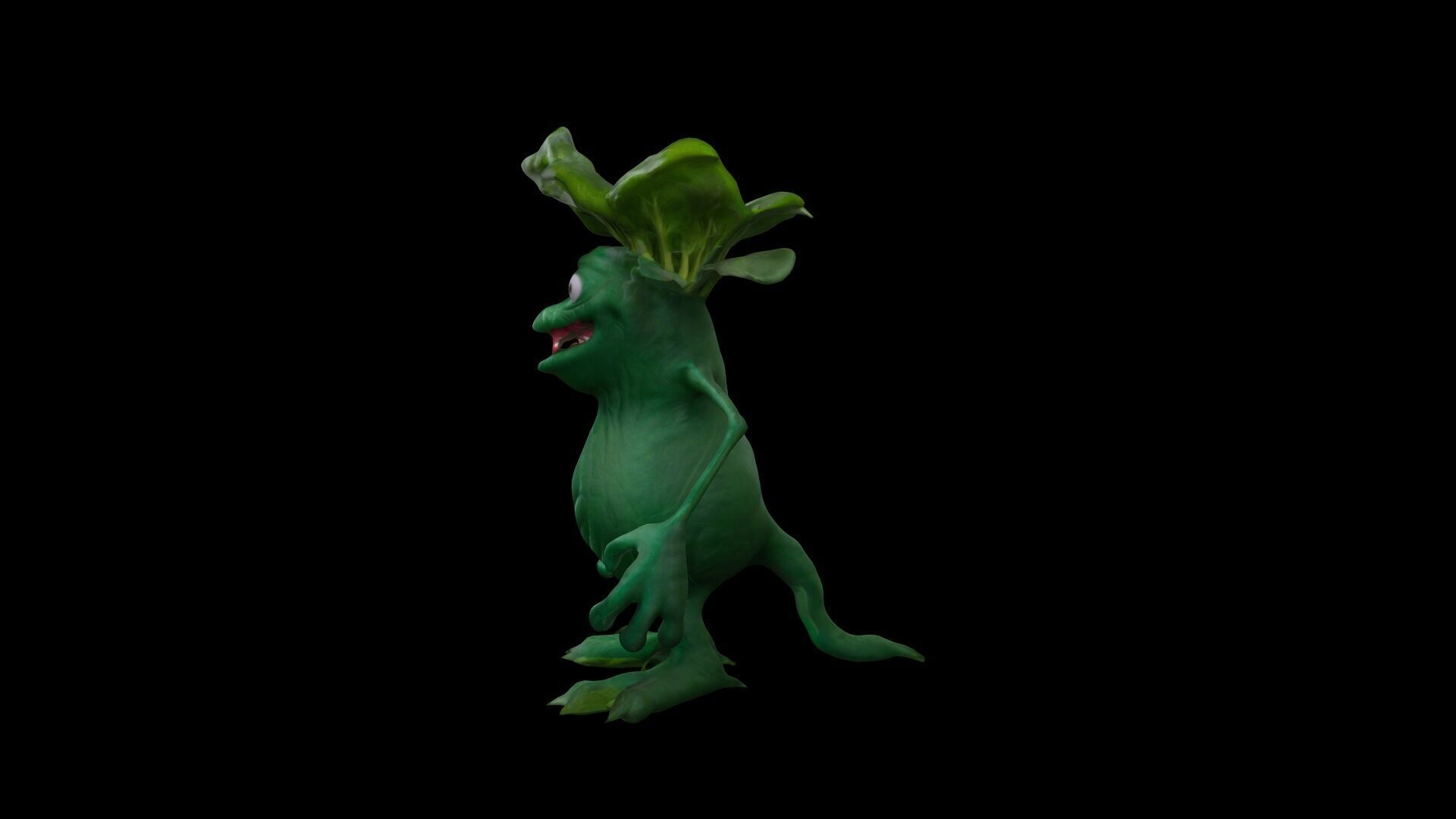 3d Model Funny Spinach Monster Collection  3D model_4