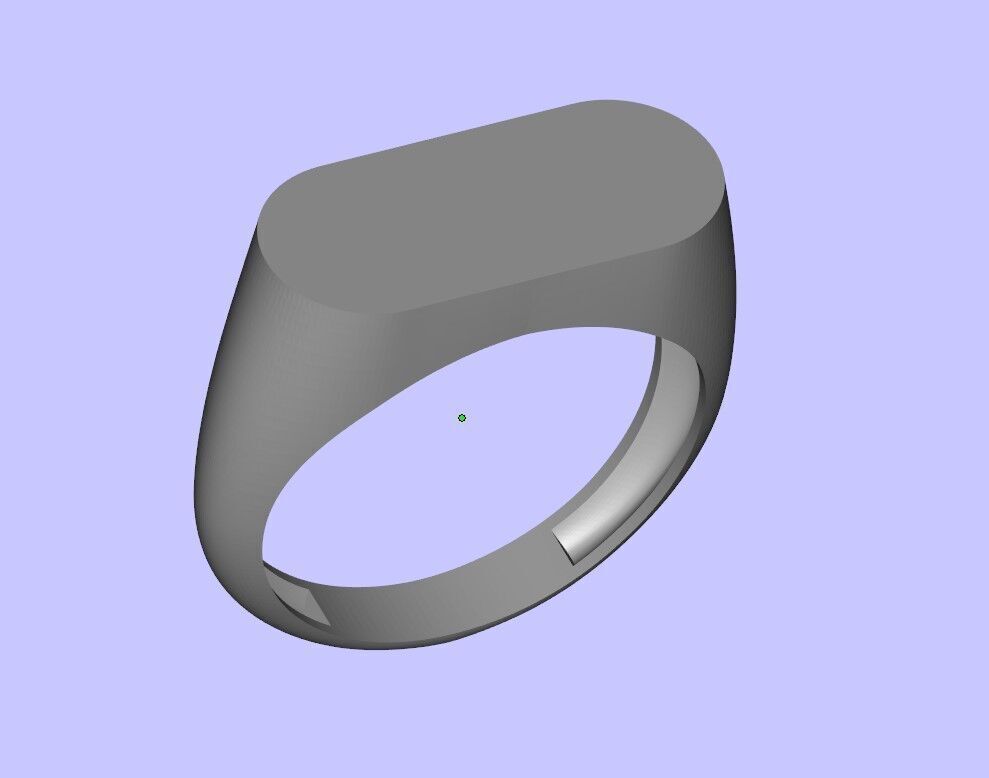 Simple Ring 3D print model_2
