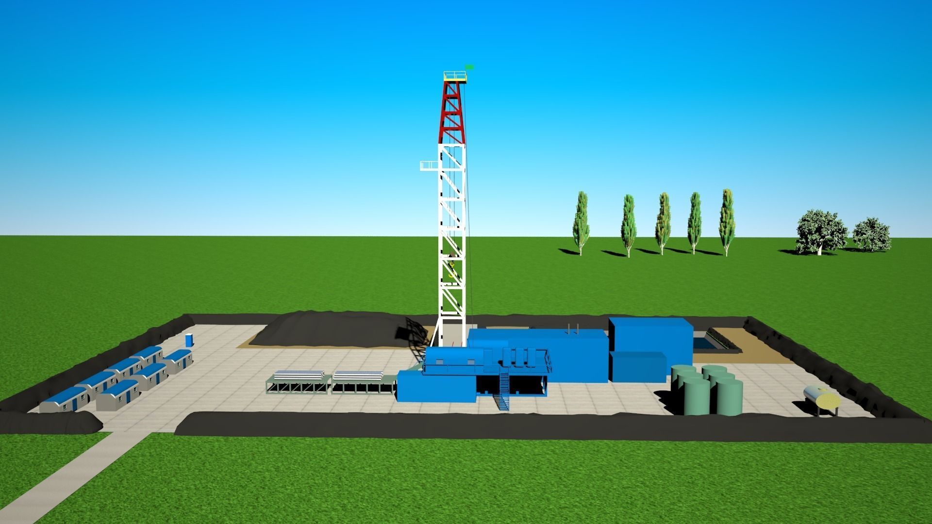 Drilling area 3D model_0