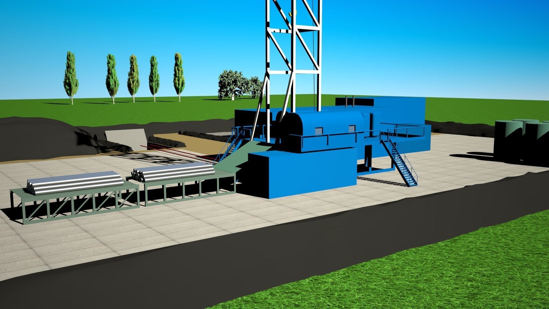 Drilling area 3D model_2