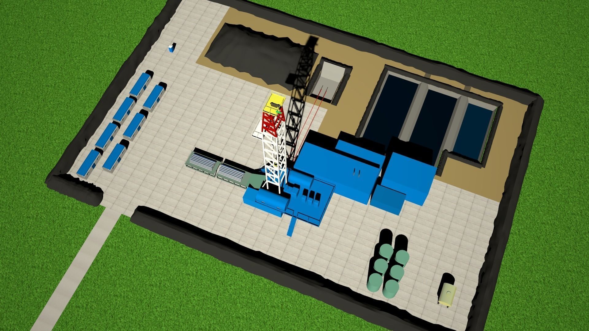 Drilling area 3D model_4