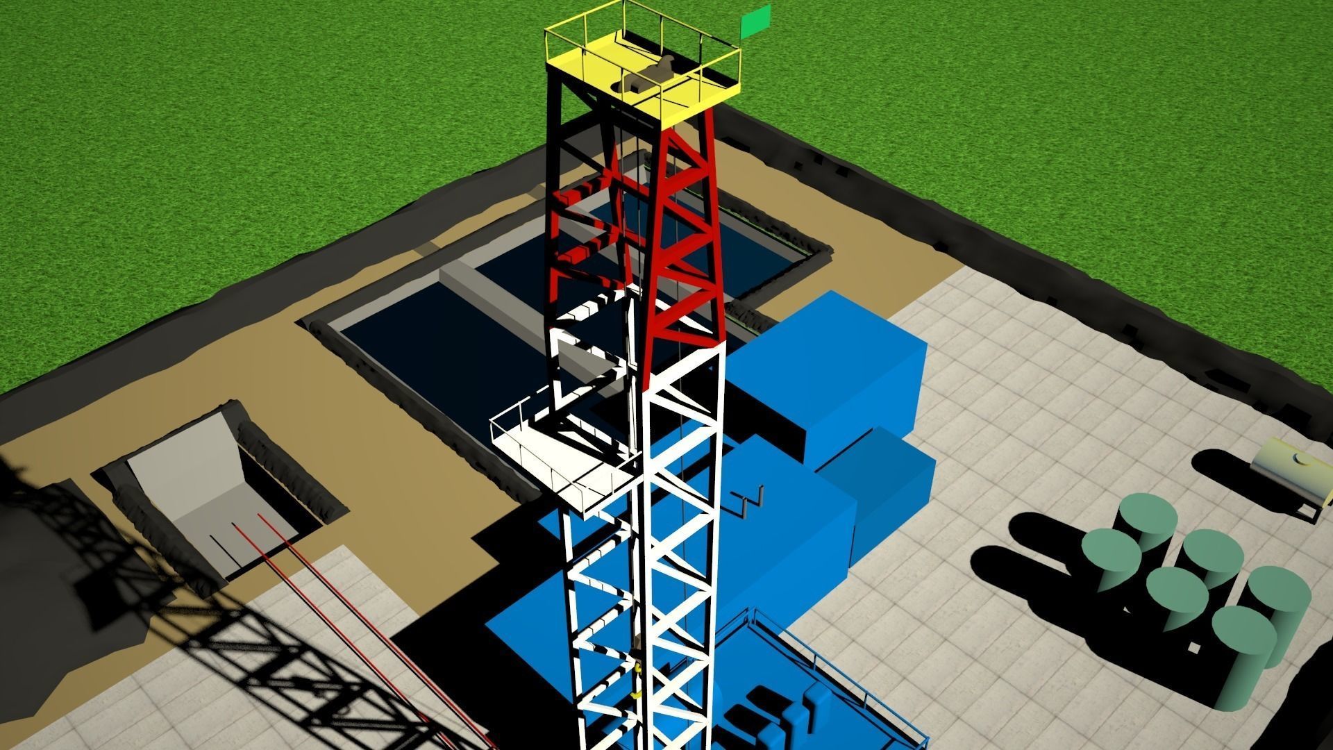 Drilling area 3D model_3