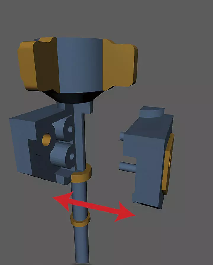 Amazing Barbatos Lupus Mace 1 144 Scale  Model Kit 3D print model_2