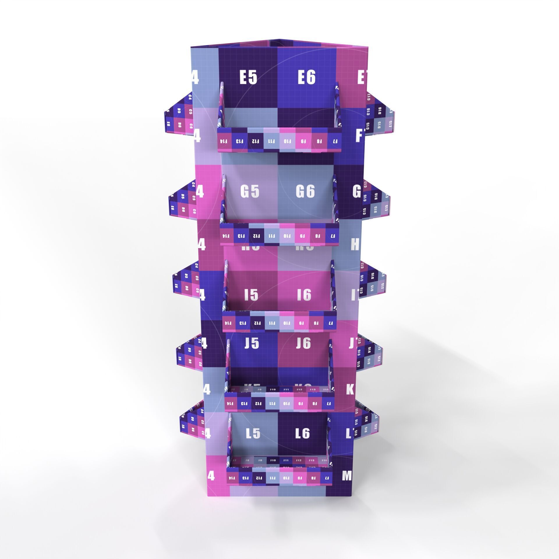 Point of Sale Cardboard Display Stand Texture_7