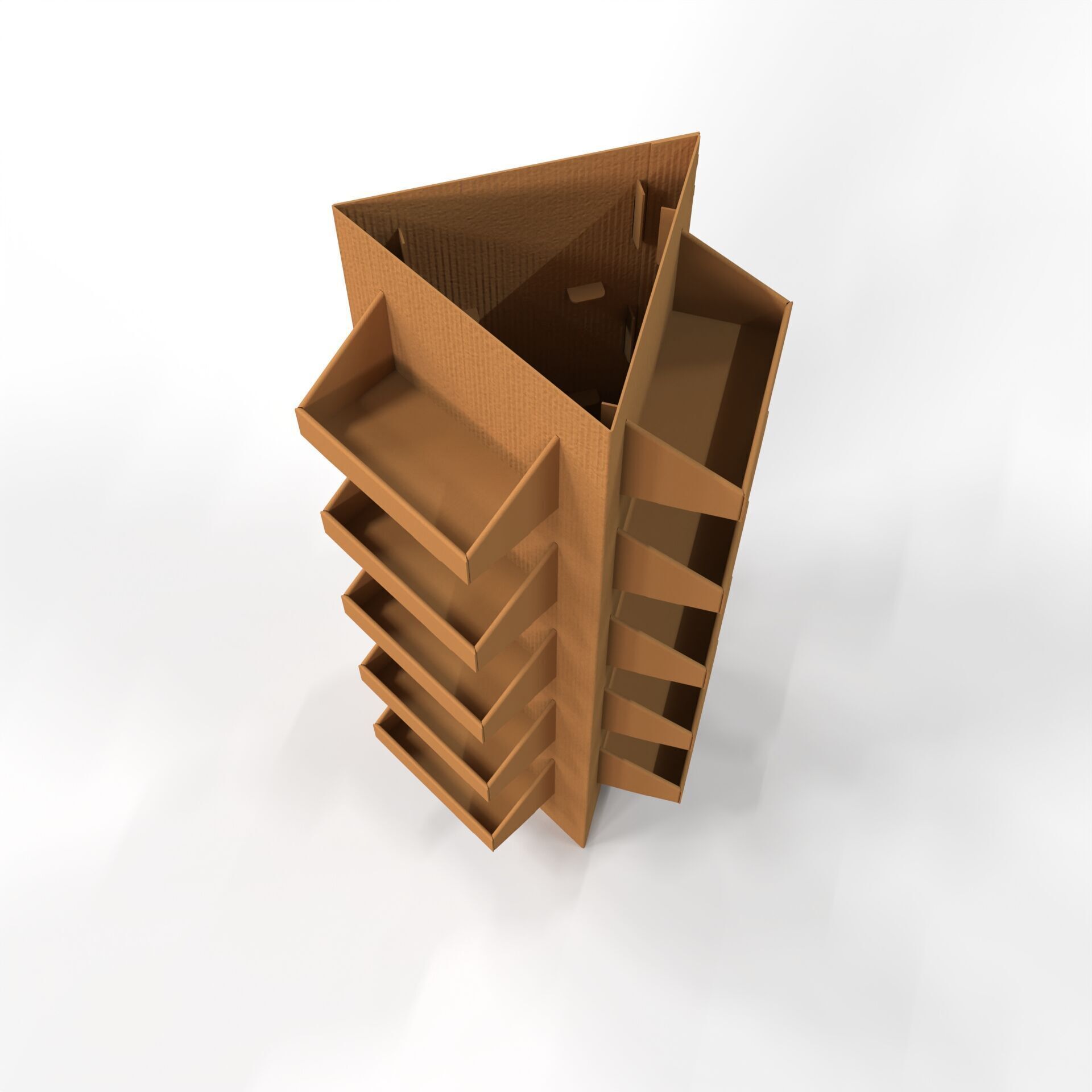 Point of Sale Cardboard Display Stand Texture_2