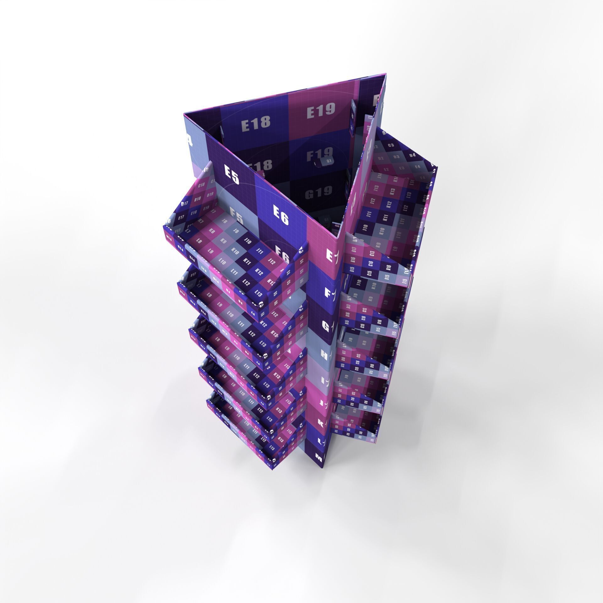 Point of Sale Cardboard Display Stand Texture_8
