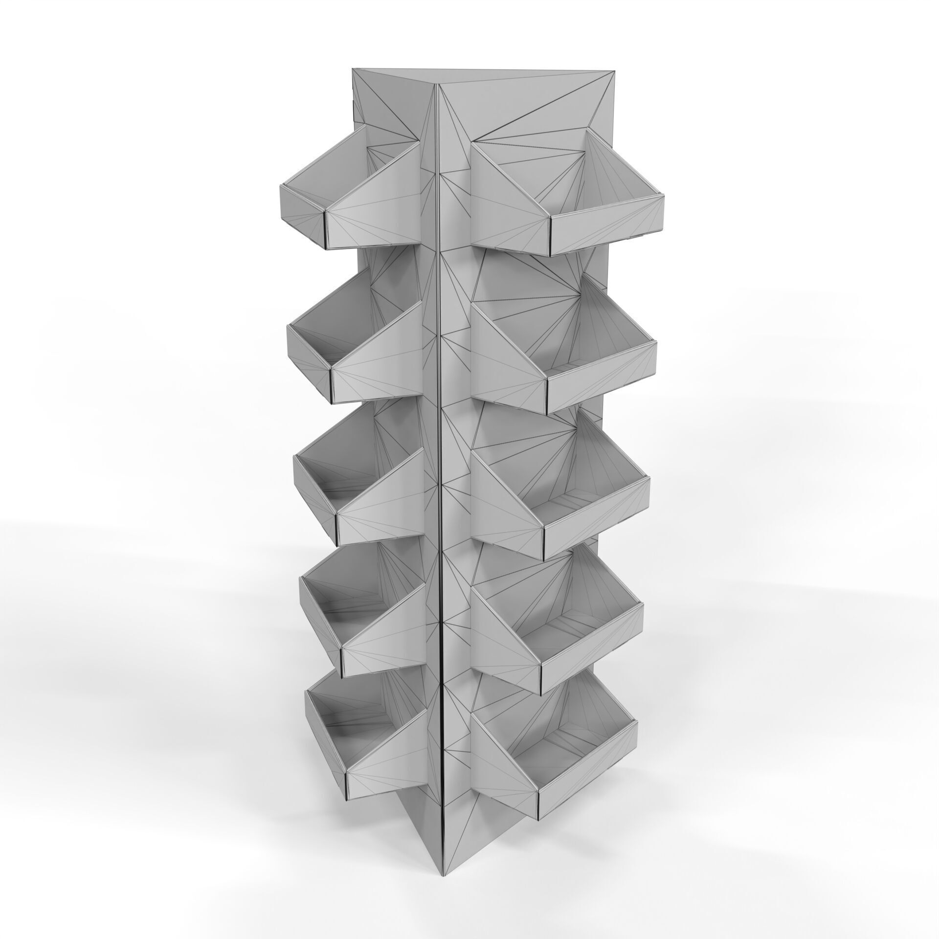 Point of Sale Cardboard Display Stand Texture_3