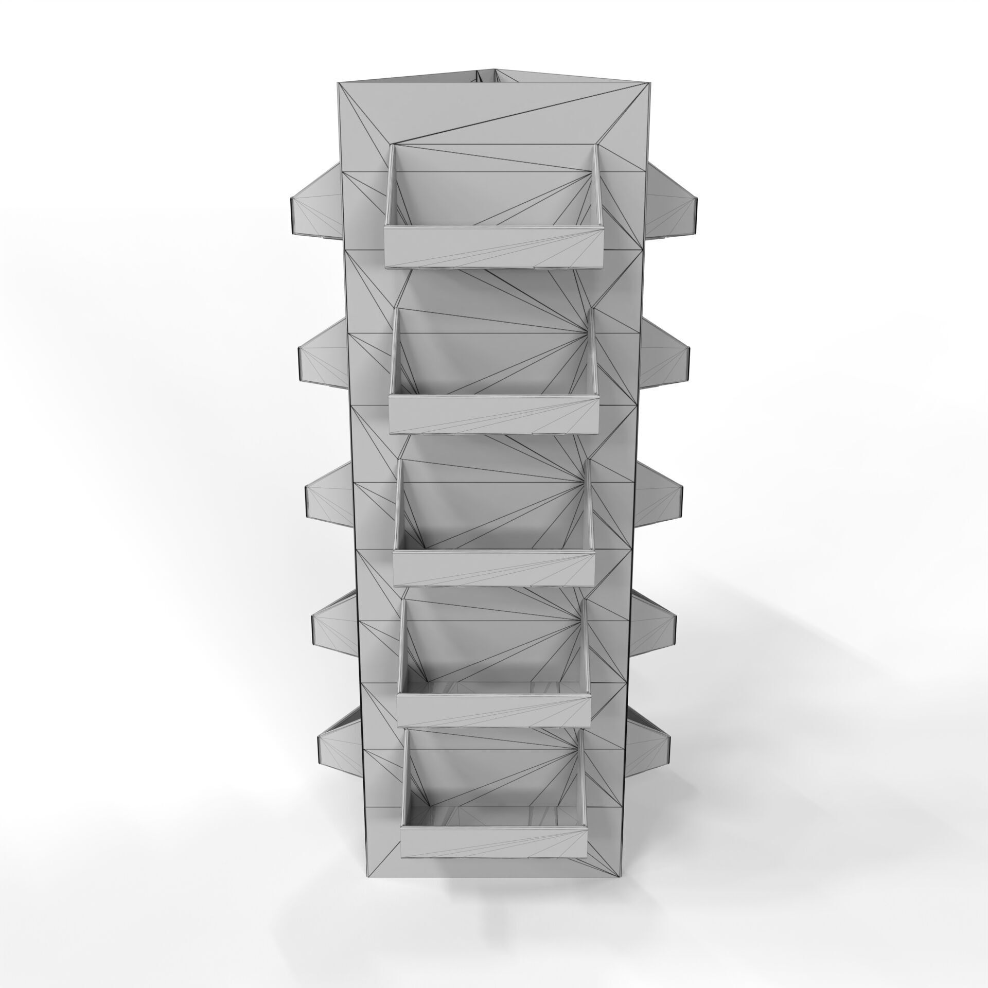 Point of Sale Cardboard Display Stand Texture_4