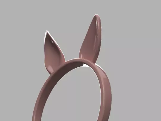 Bunny Ears Headband Free 3D print model_0