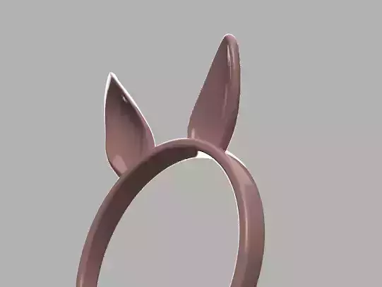 Bunny Ears Headband Free 3D print model
