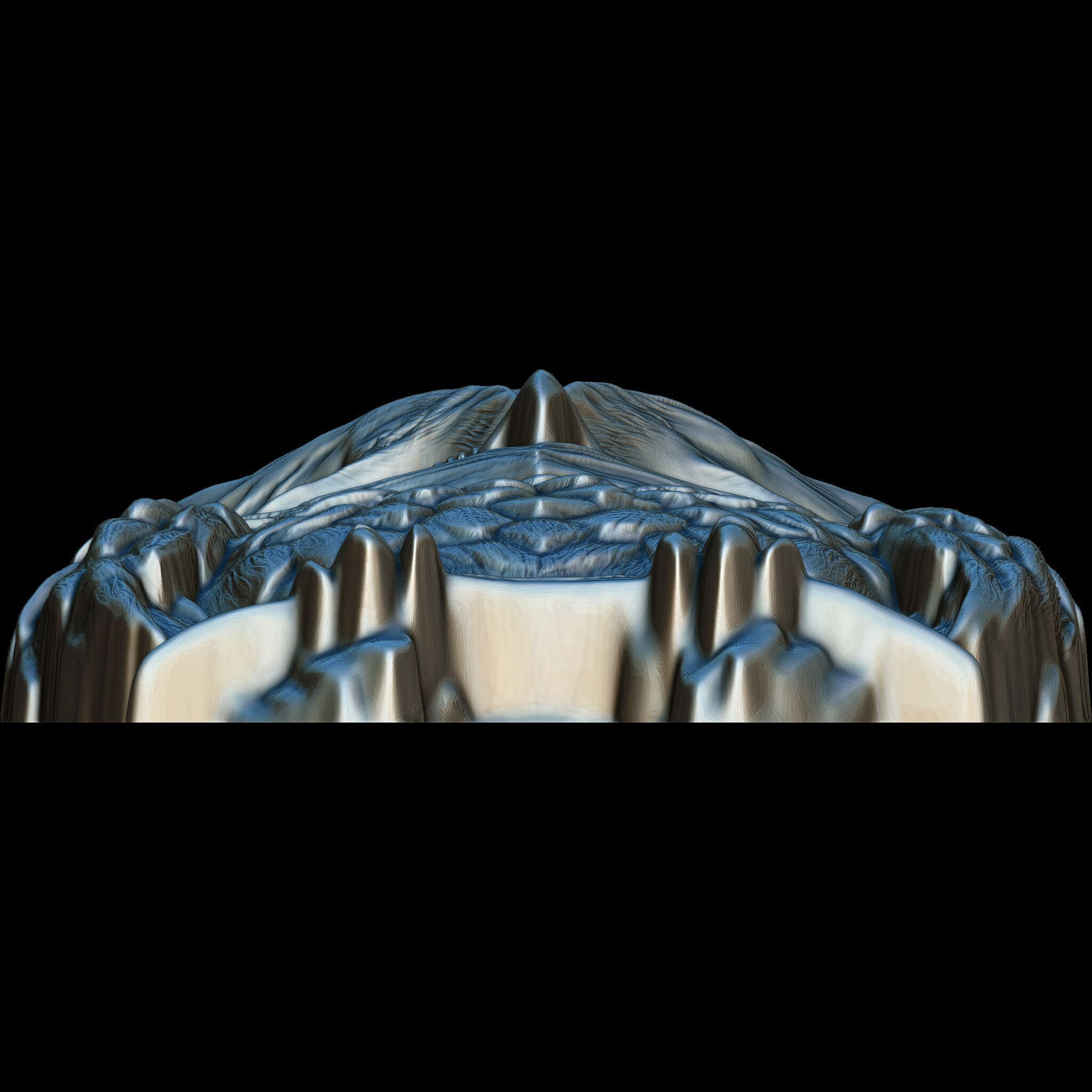 Highly Detailed Owl Relief STL file for 3d printing or CNC 3D print model_7