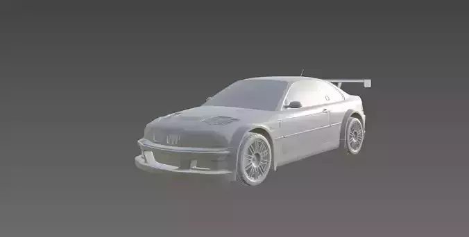 m3 gtr the racing car 3D print model