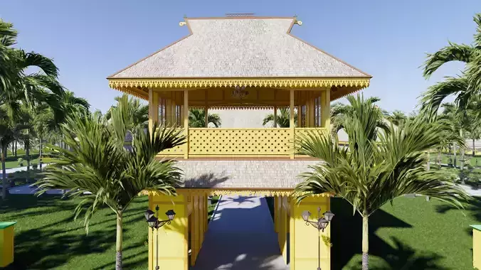 Guard Gate of the Sambas Sultanate Palace