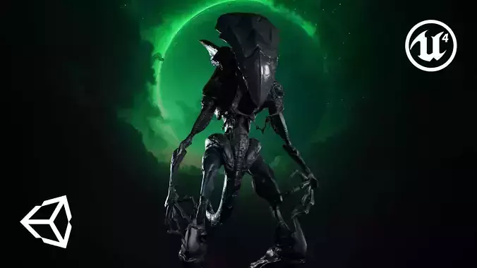 Monster Insect Low-poly 3D model