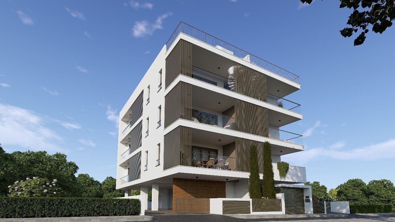 Apartment Building 3D model_2