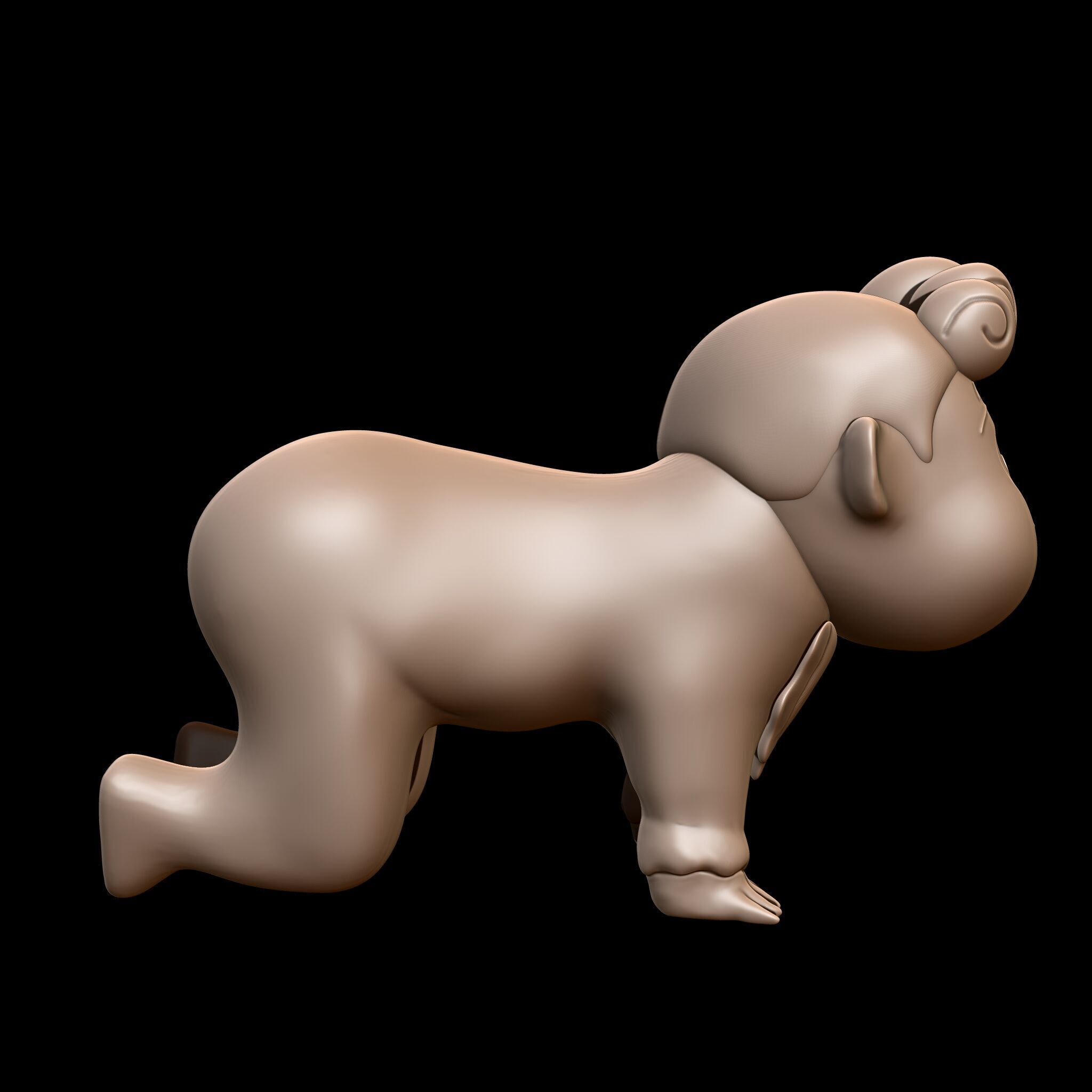 Himawari Stylized 3D Toy 3D print model_8