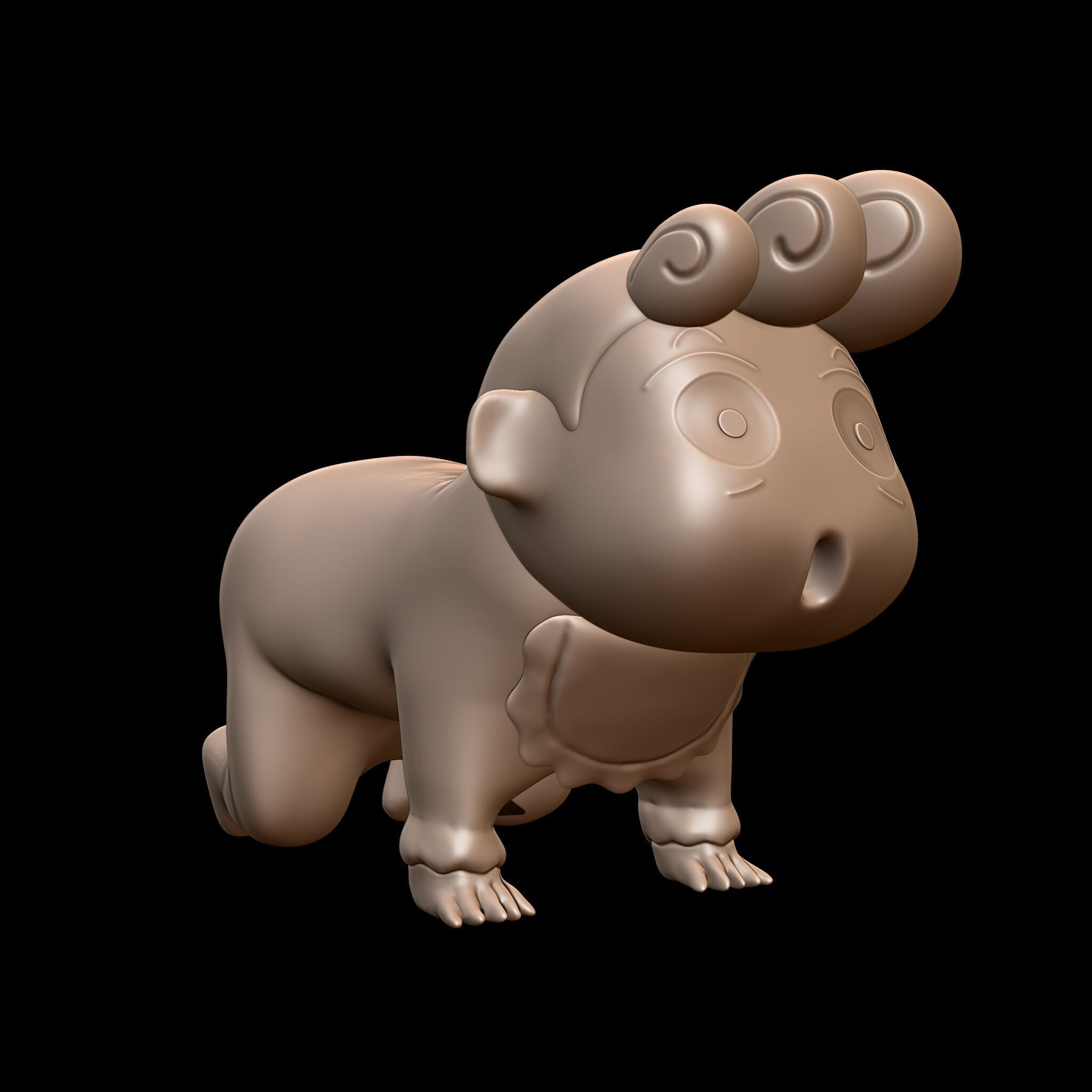 Himawari Stylized 3D Toy 3D print model_5