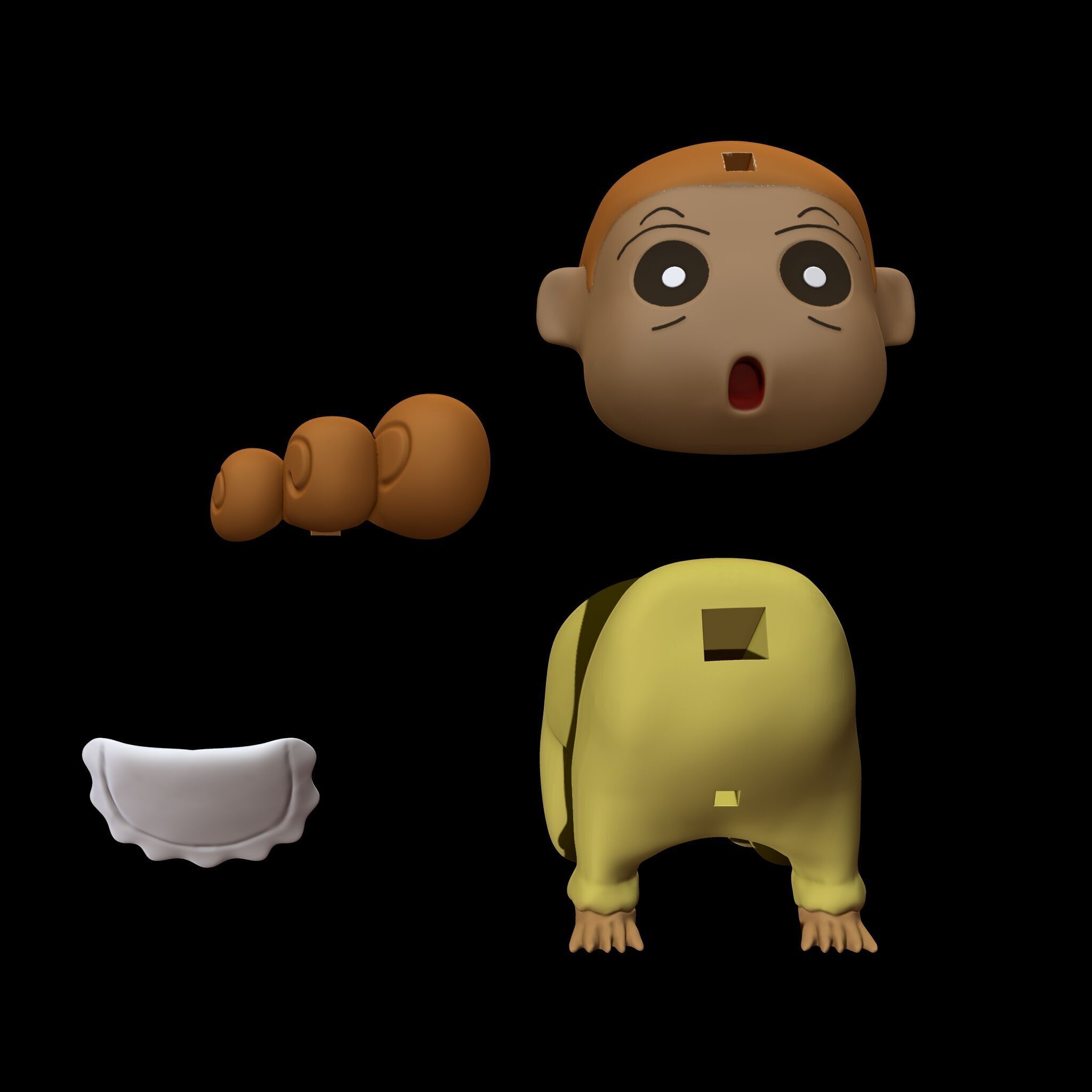 Himawari Stylized 3D Toy 3D print model_4