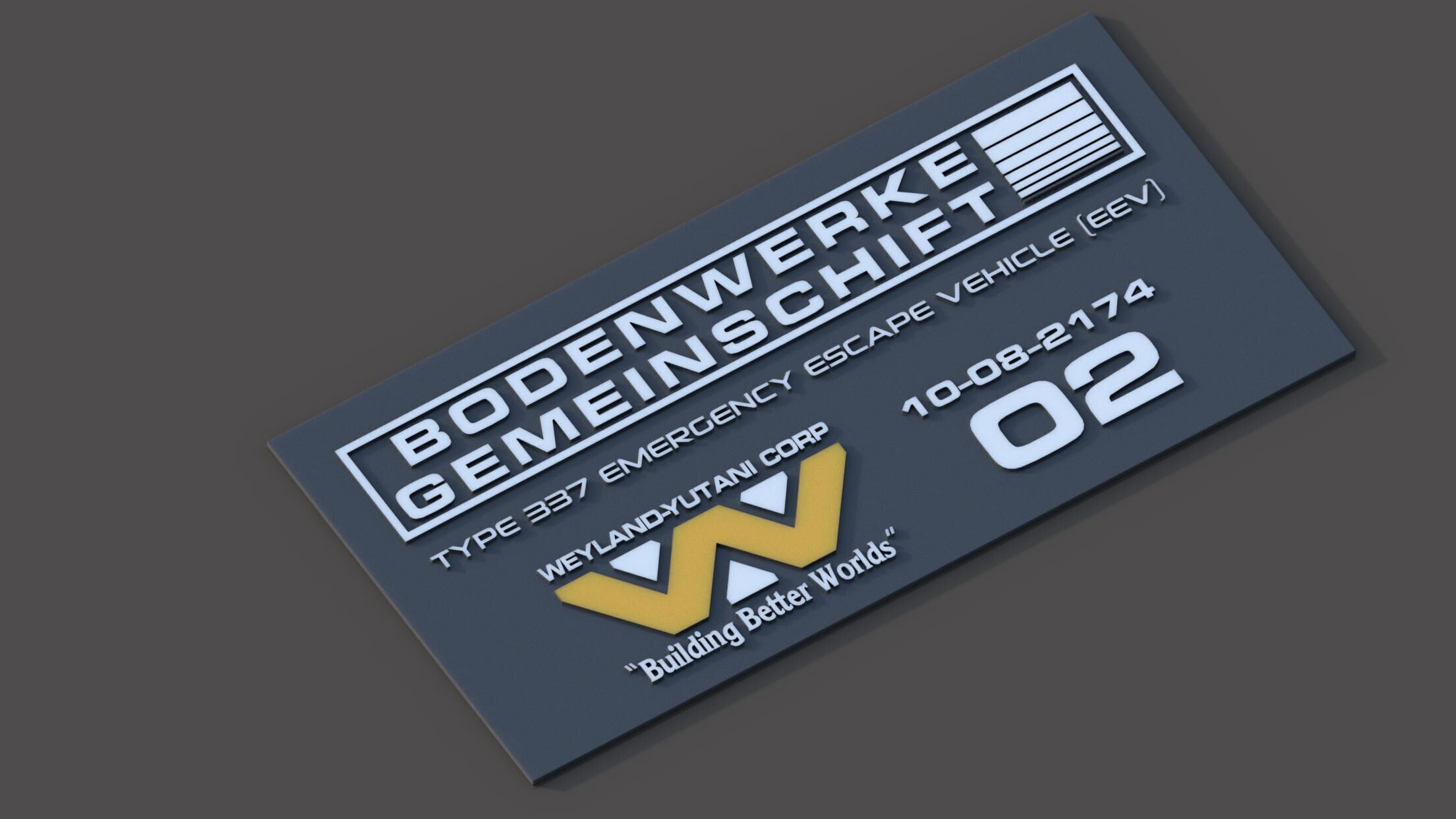 EEV Alien 3 3D model_10