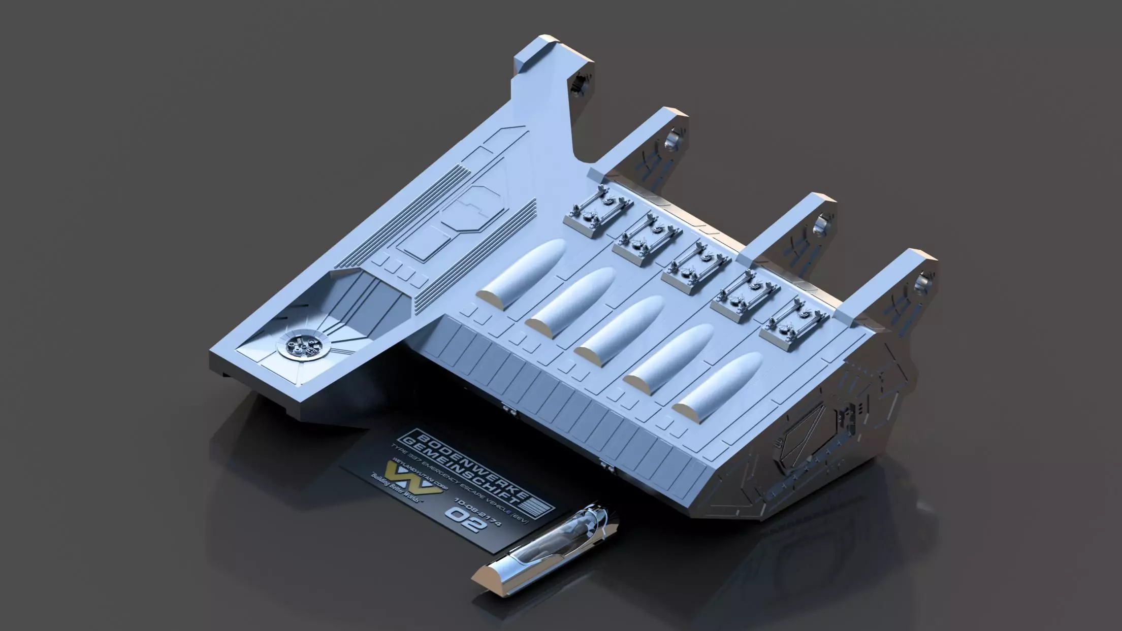 EEV Alien 3 3D model_0