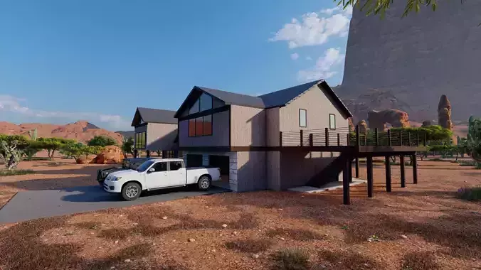 old house-Old Abandoned House 3D model