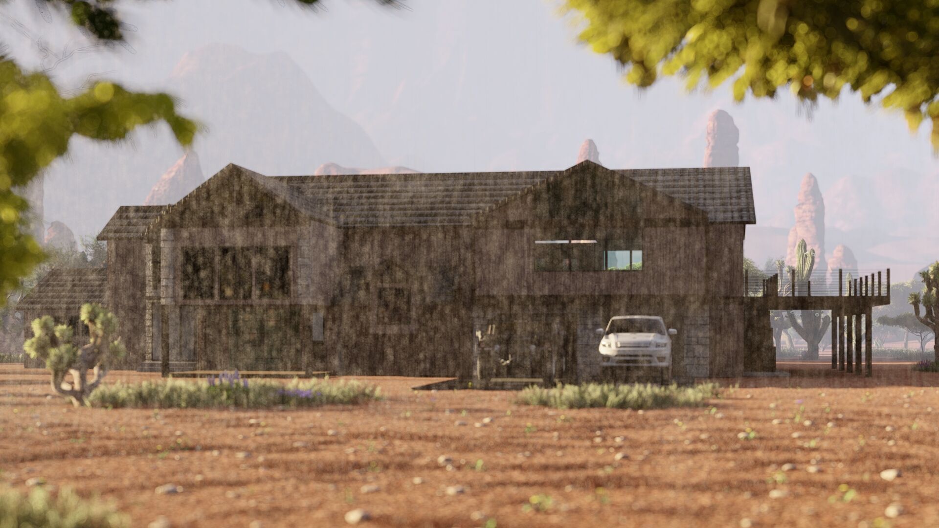 old house-Old Abandoned House 3D model_14