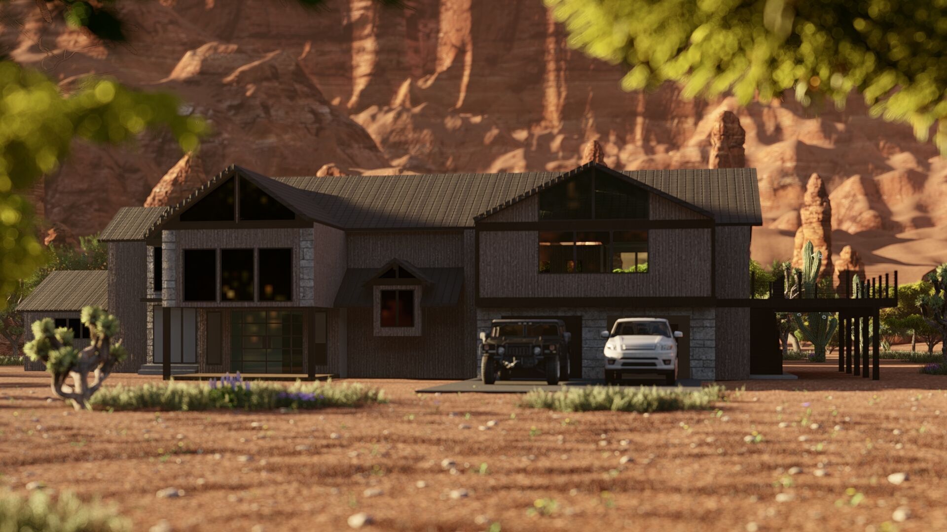 old house-Old Abandoned House 3D model_7
