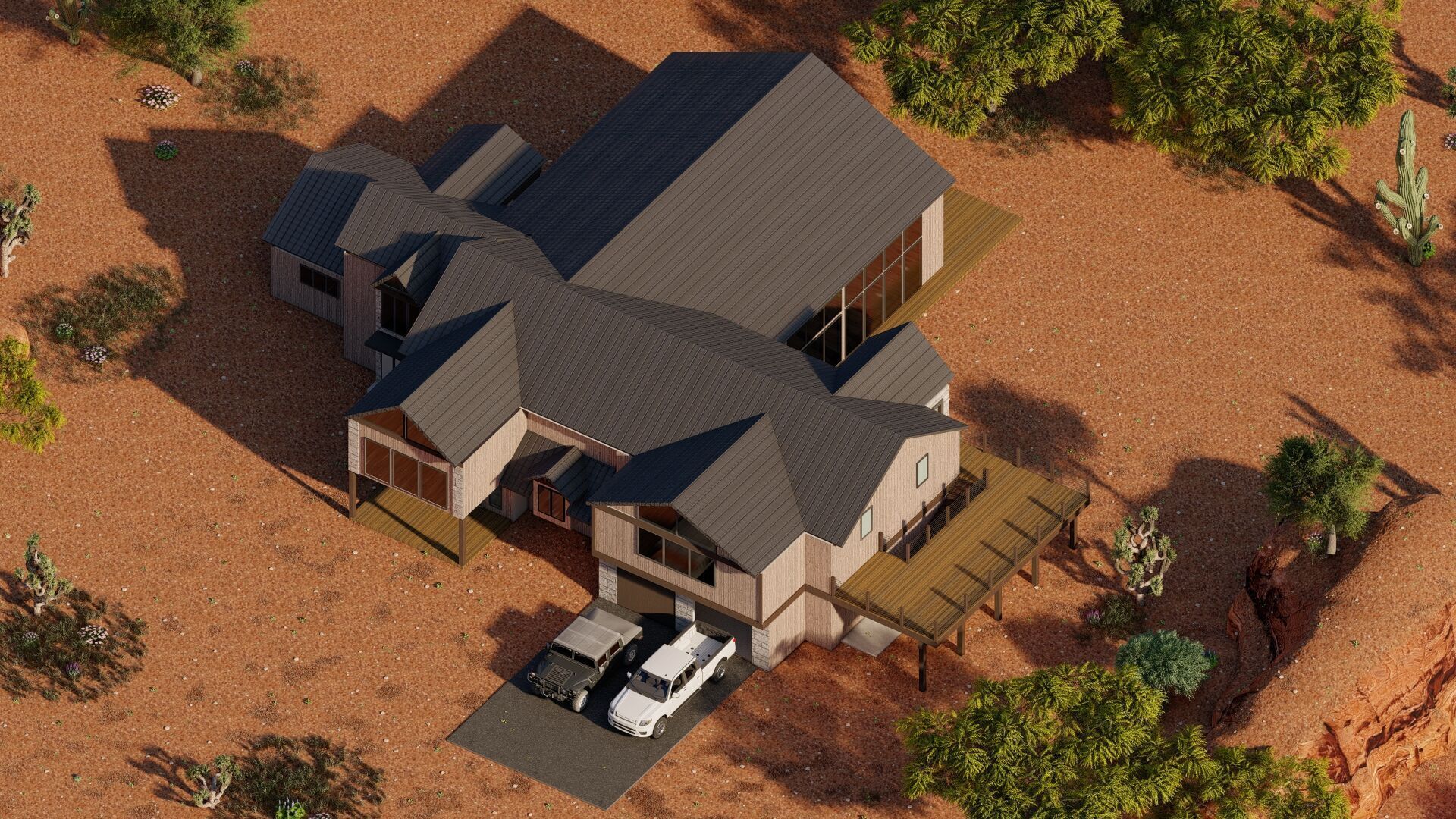 old house-Old Abandoned House 3D model_4