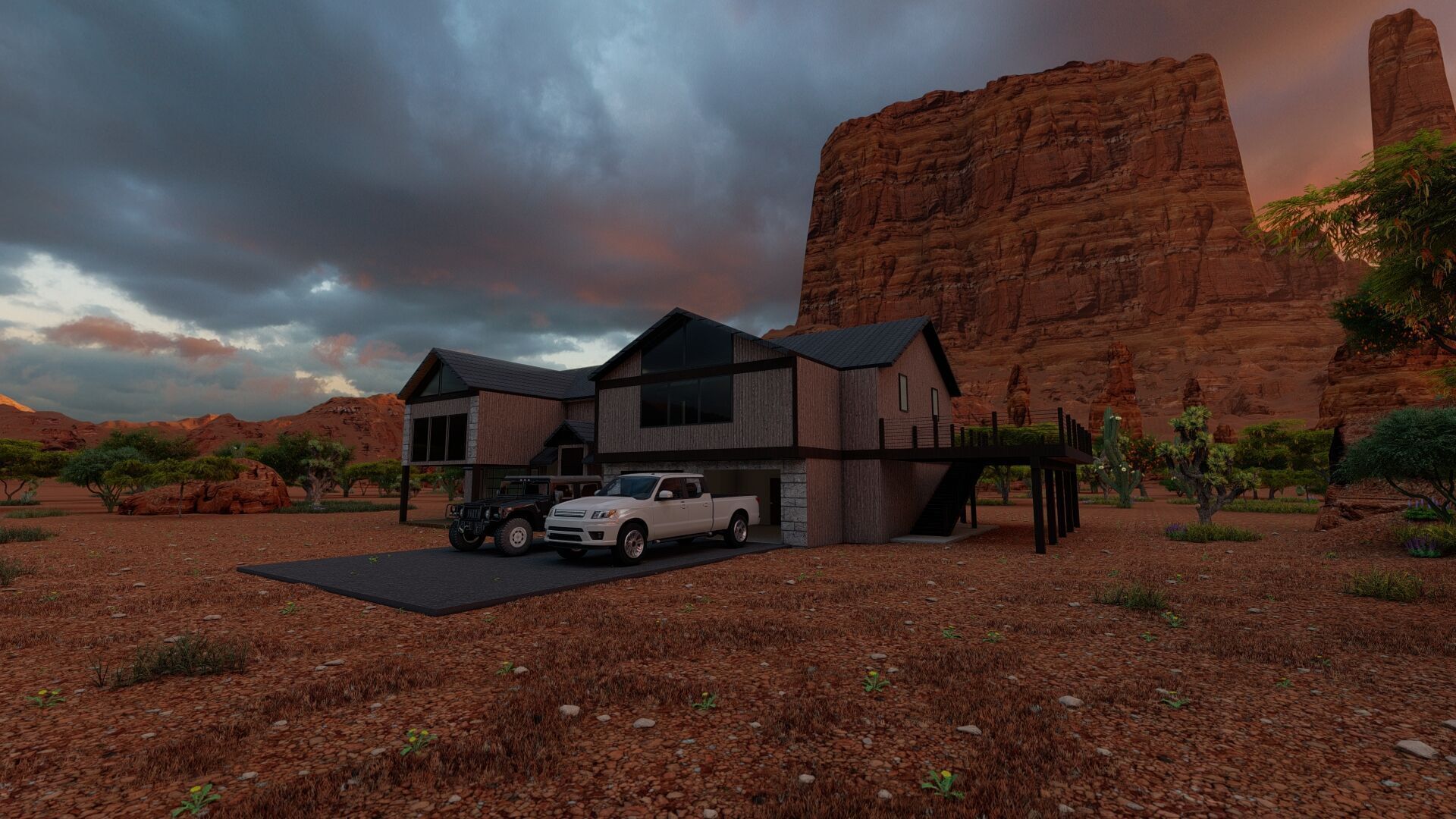 old house-Old Abandoned House 3D model_6