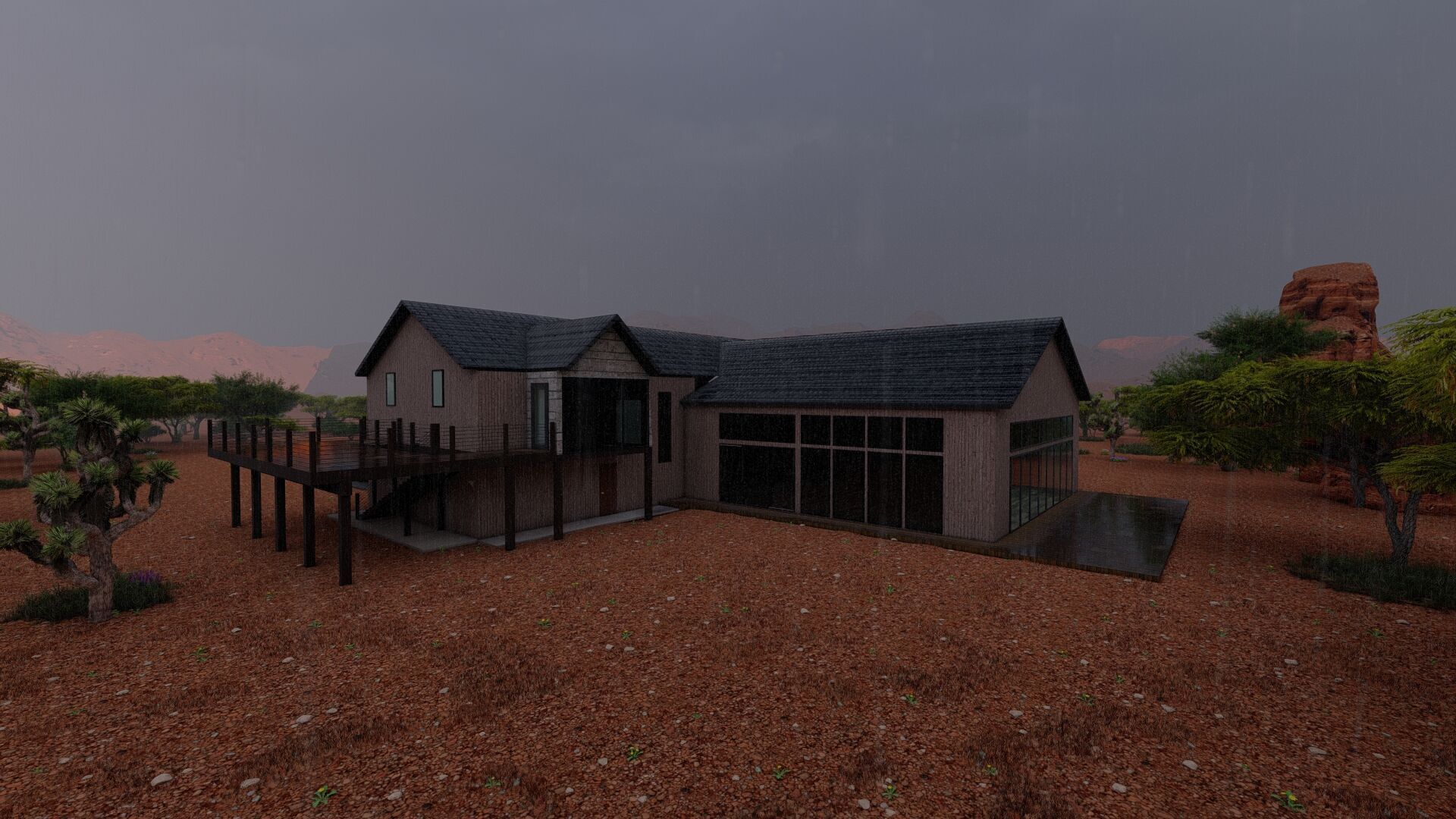 old house-Old Abandoned House 3D model_13