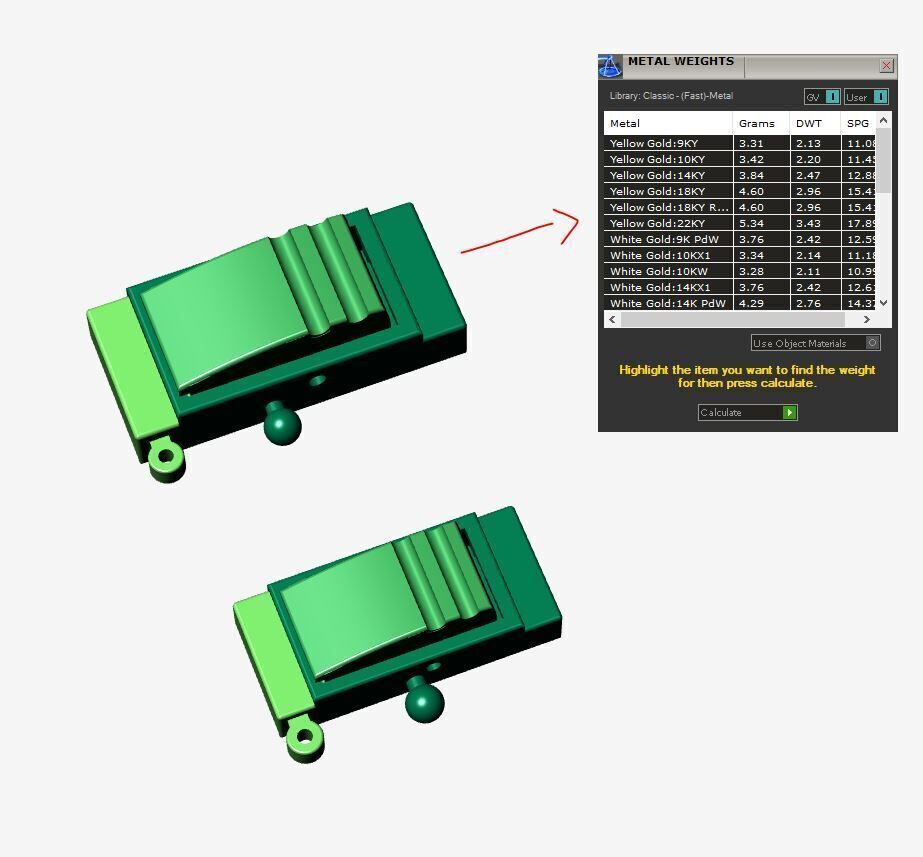 Clasp 3D print model_2