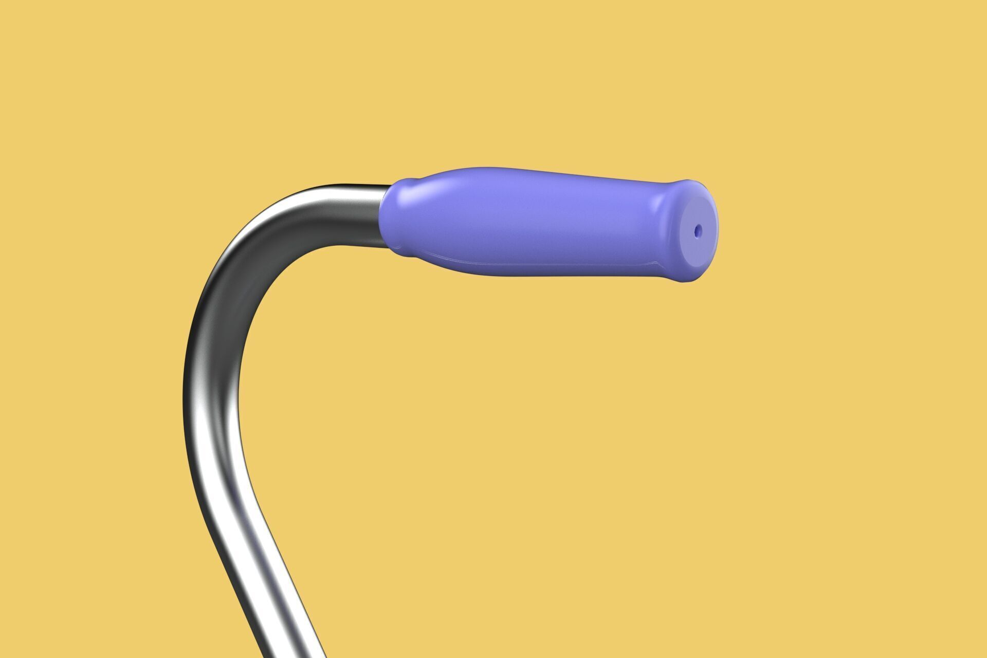 STANDARD TRIPOD WALKING CANE AID ELDERLY STICK POLE GAIT 3 LEG 3D model_16