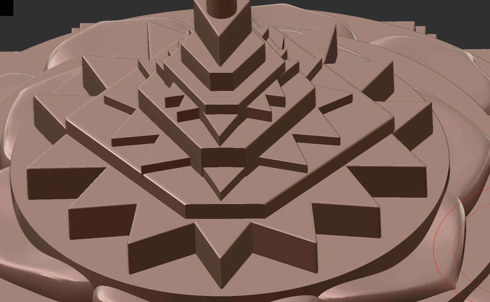 Sri Yantra 3D print model_12