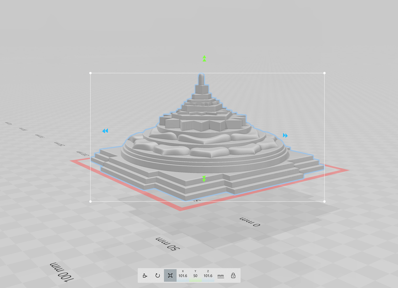 Sri Yantra 3D print model_1