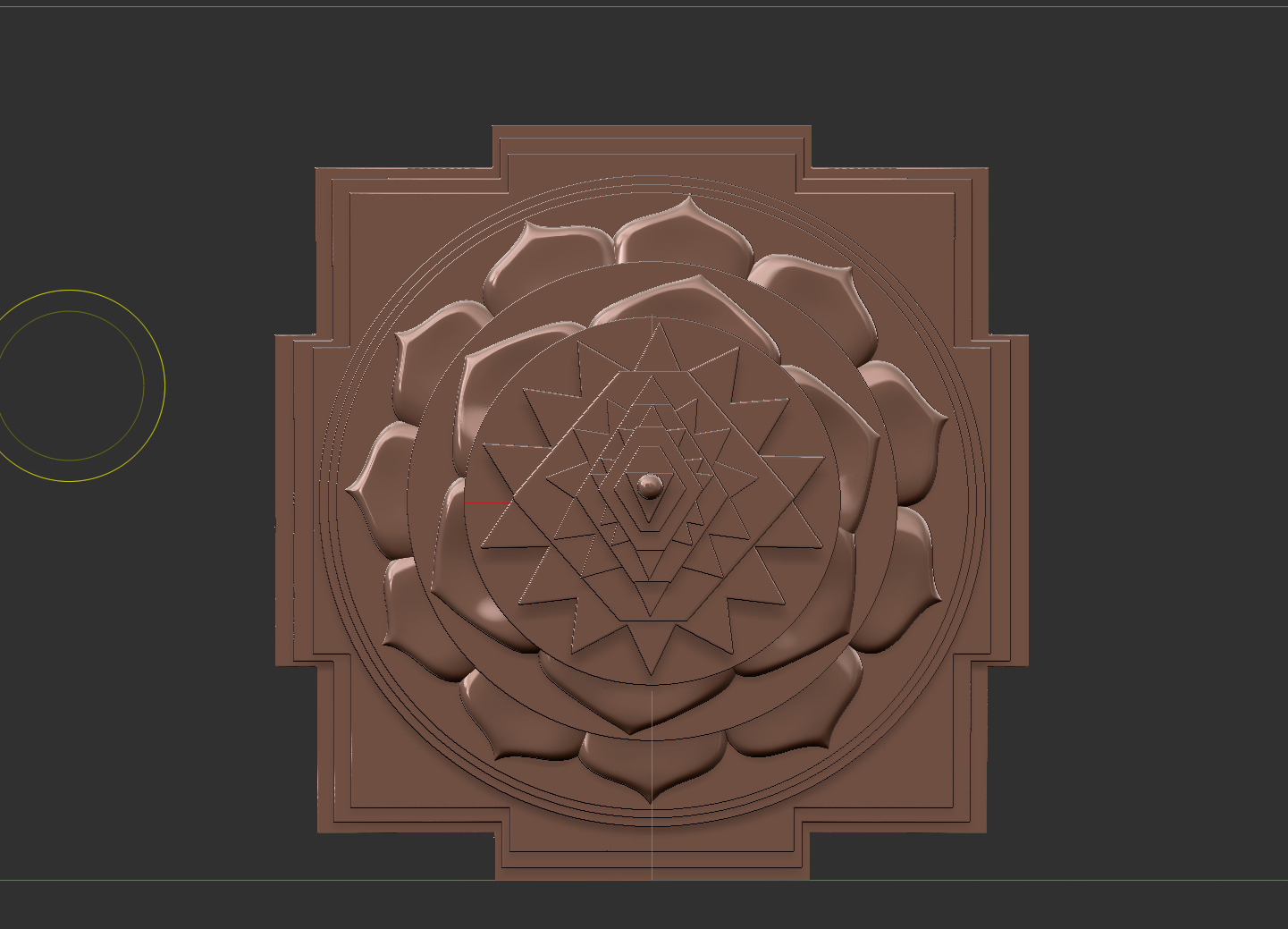 Sri Yantra 3D print model_14