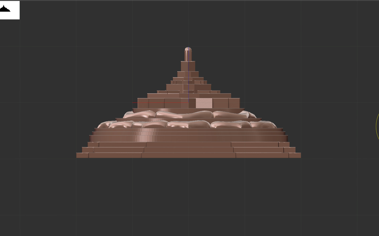 Sri Yantra 3D print model_3