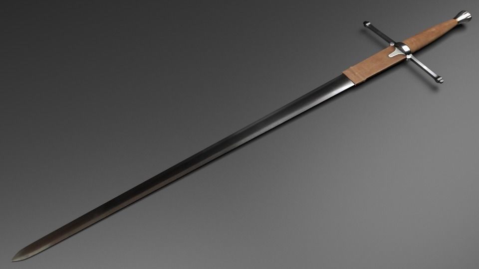 William Wallace Sword Low-poly 3D model