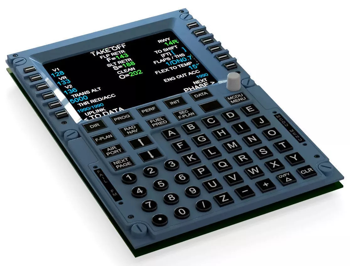 MCDU Airbus 3D print model_0