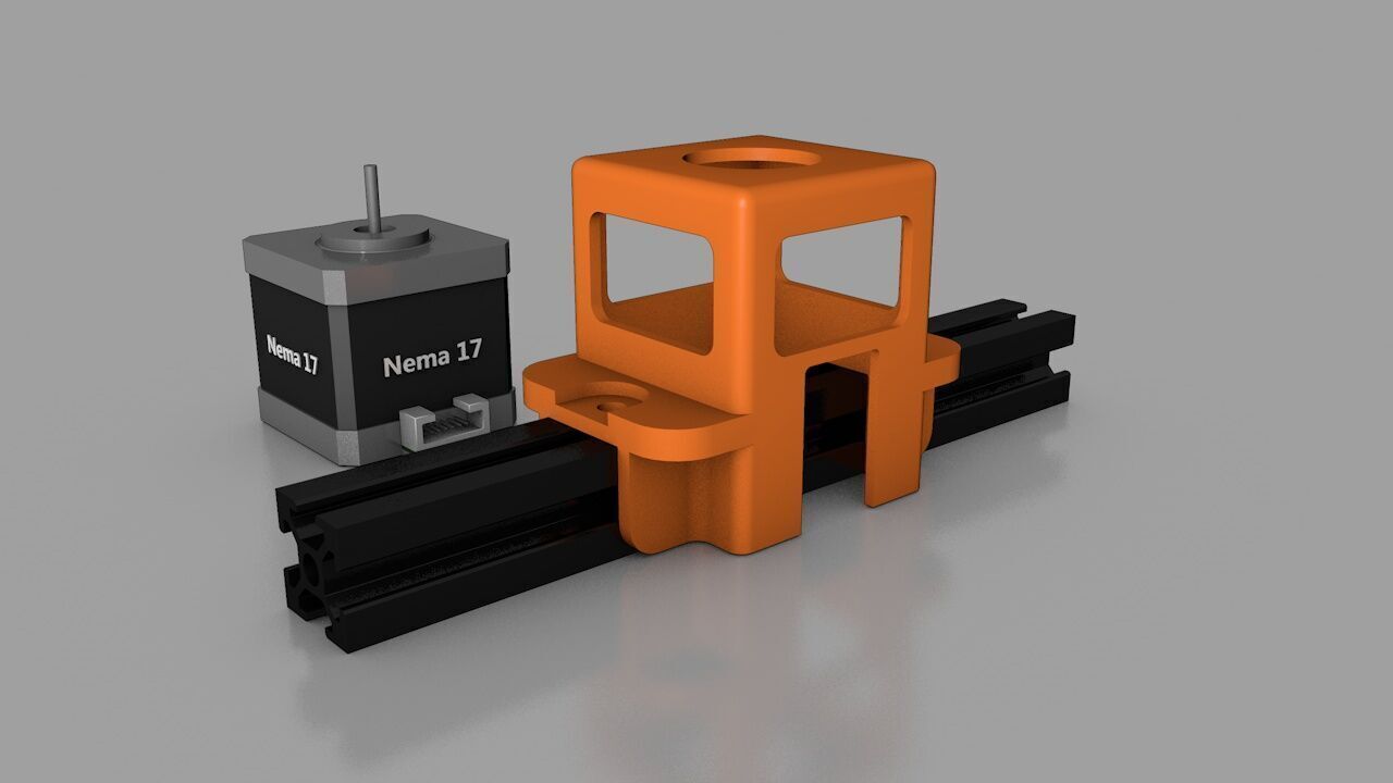 supporto motore stepper nema 17 3d print 3D print model_1