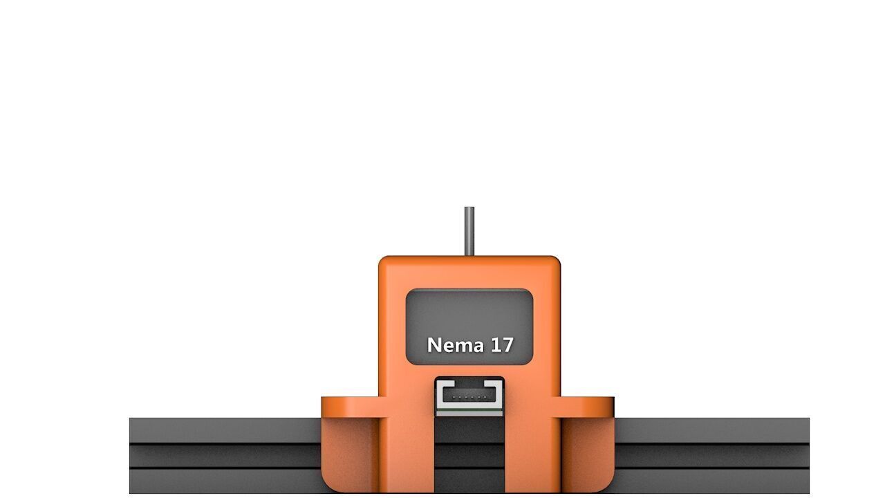 supporto motore stepper nema 17 3d print 3D print model_3