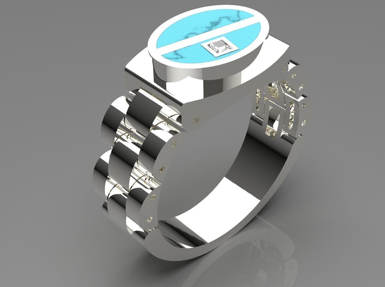 rolex man ring ror0003 3D print model_15