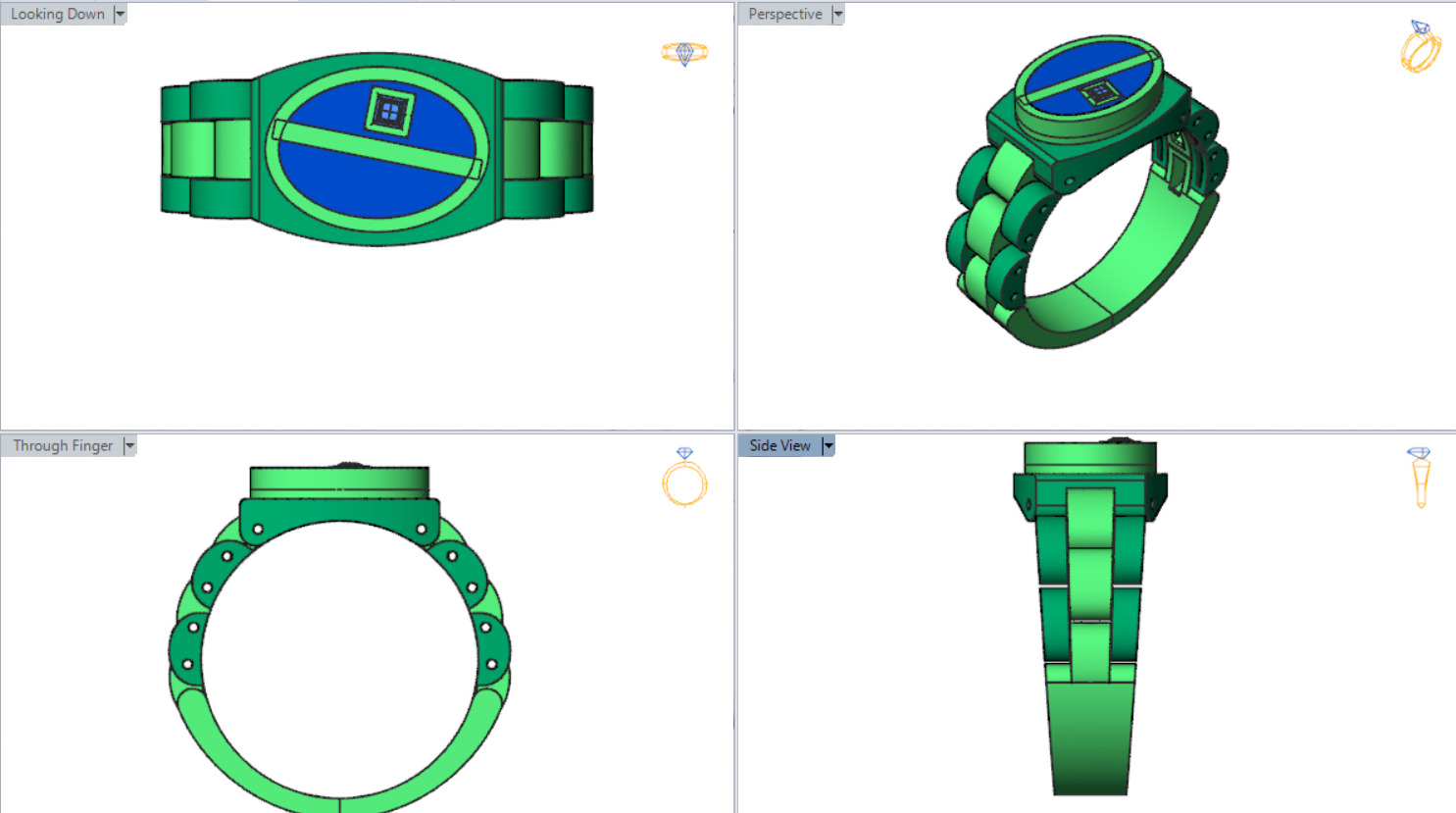 rolex man ring ror0003 3D print model_5