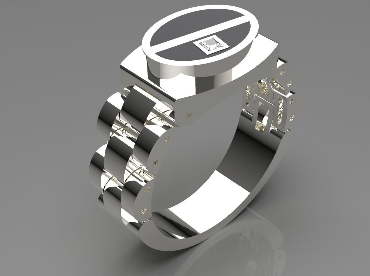 rolex man ring ror0003 3D print model_14