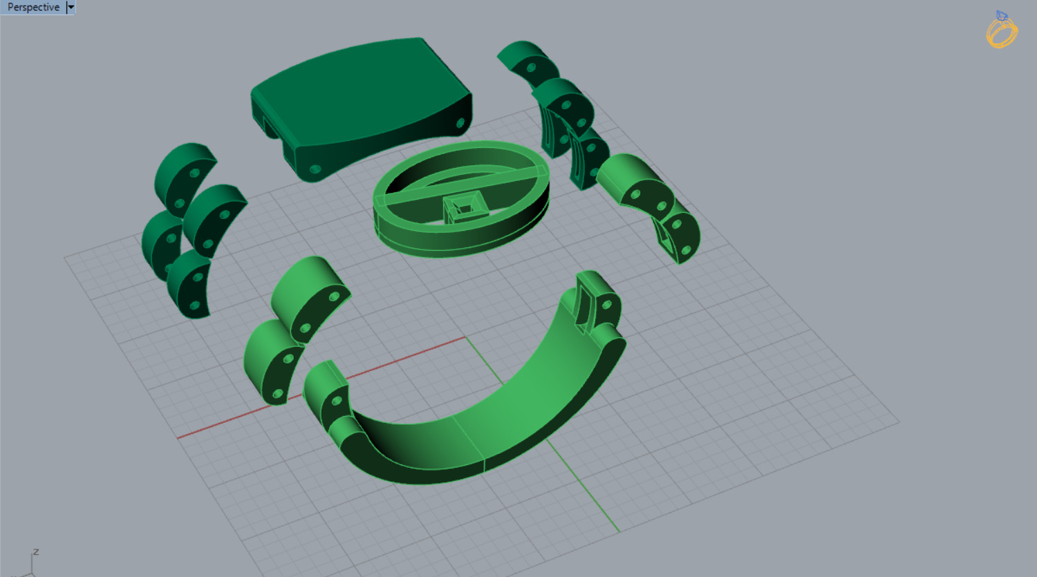 rolex man ring ror0003 3D print model_12
