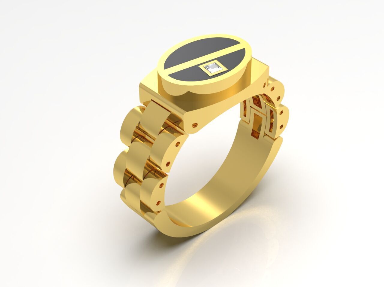rolex man ring ror0003 3D print model_13