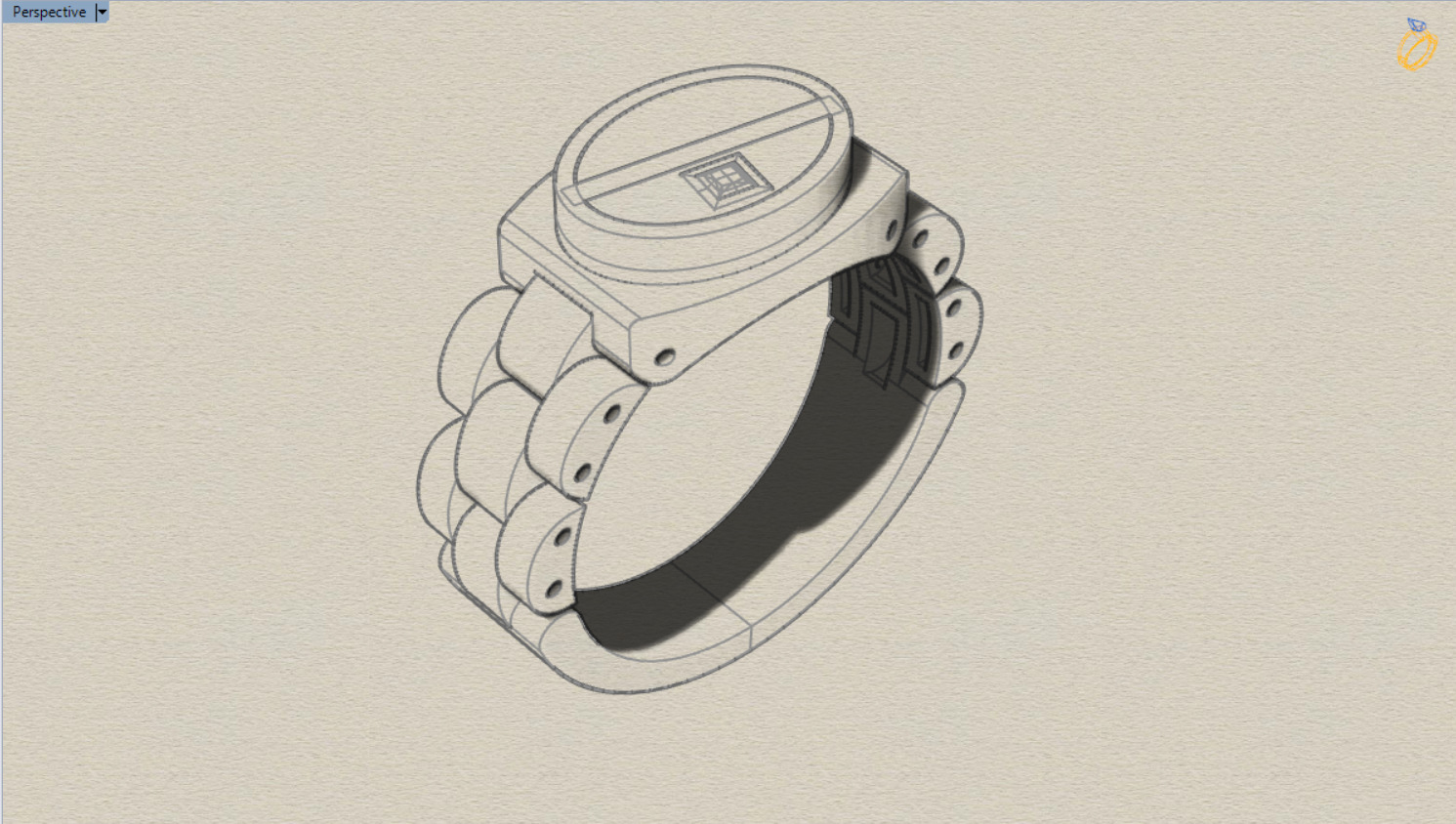 rolex man ring ror0003 3D print model_19