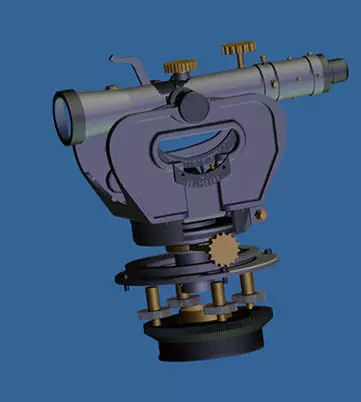 Survey Equipment 3D model_0