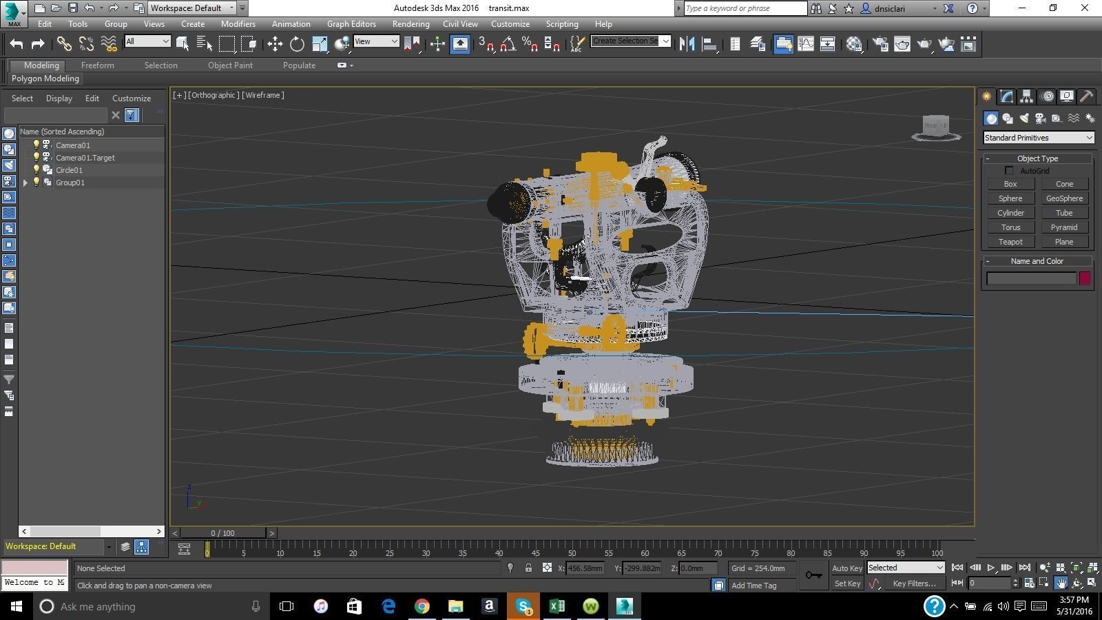 Survey Equipment 3D model_1